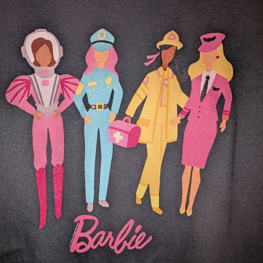 Barbie 60th Anniversary Short Sleeve T-Shirt 100% Cotton Women's Size Large - Picture 3 of 5
